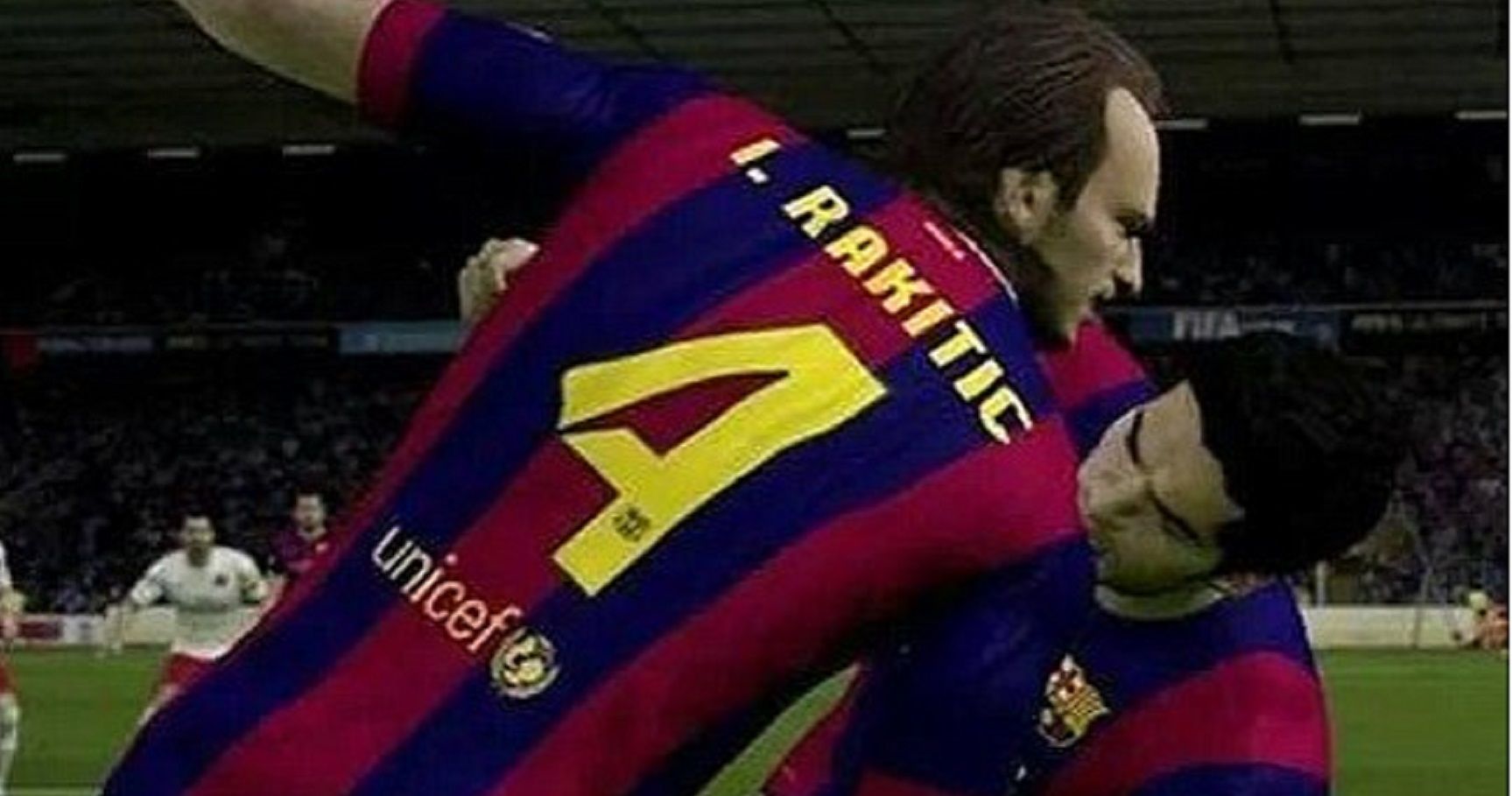 Luis Suarez Bites Goalie In FIFA '16! | TheSportster