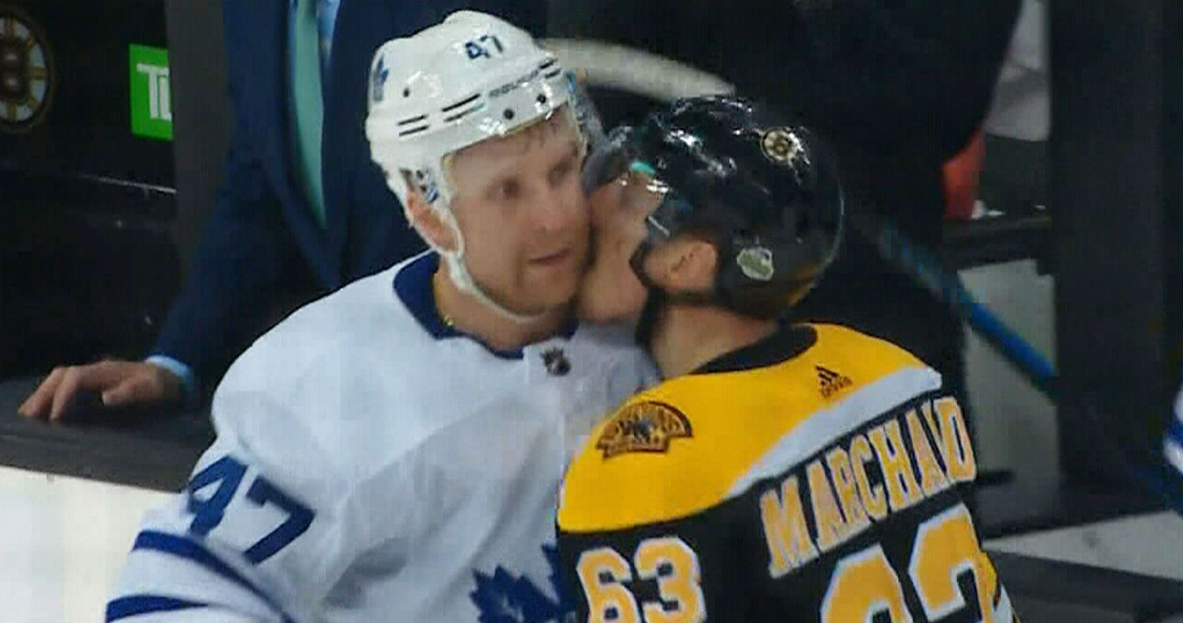 NHL Star Brad Marchand Kissing Players Is The Most Bizarre Thing In Sports