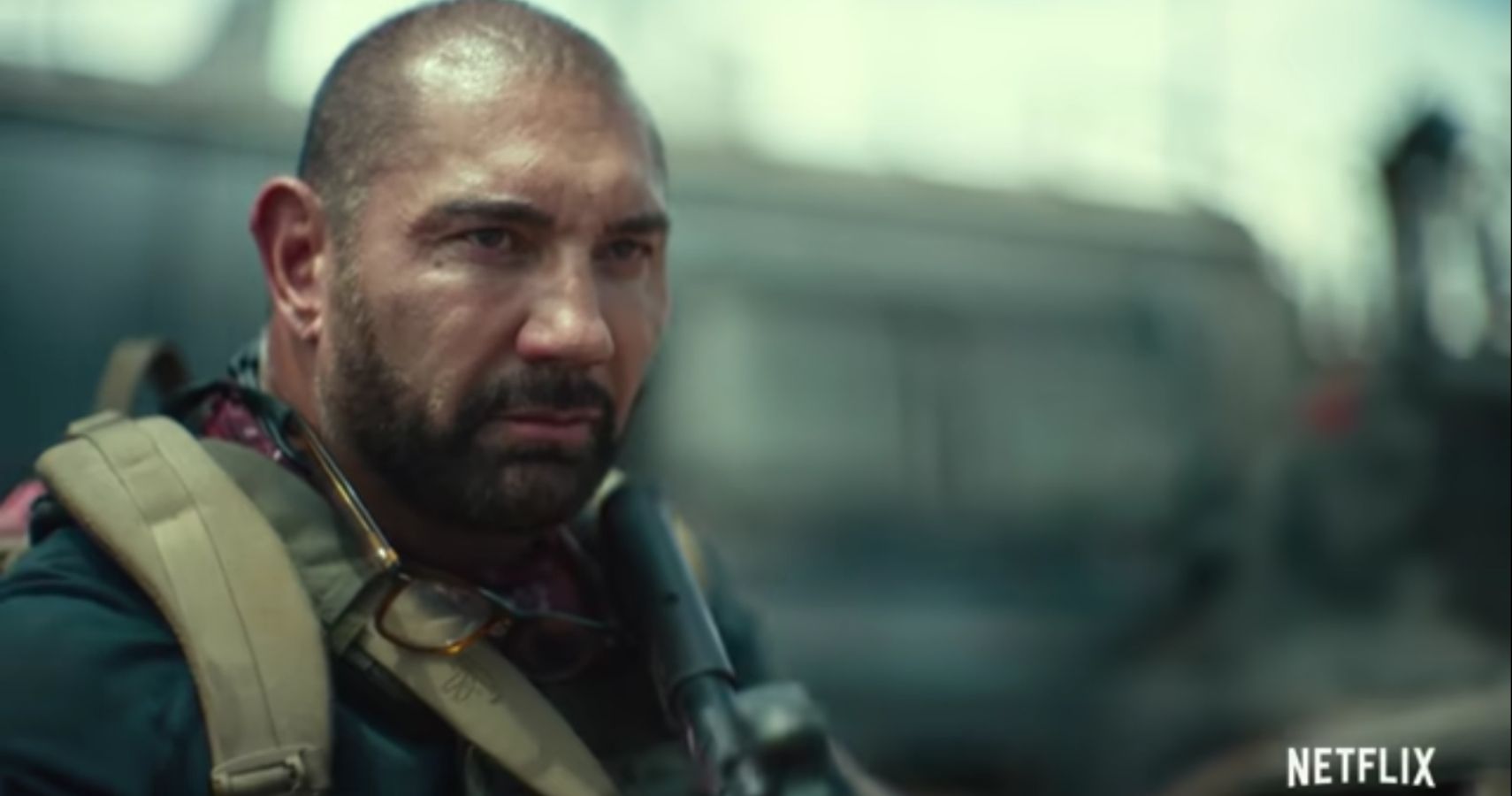 Netflix Drops Trailer For Upcoming Zombie Movie Starring Batista   Batista Via Netflix YouTube 